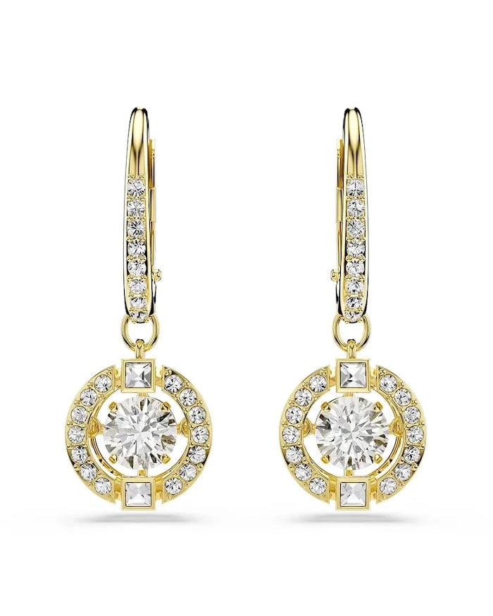 Swarovski kadın altın kaplama zirkonlu küpe UNA