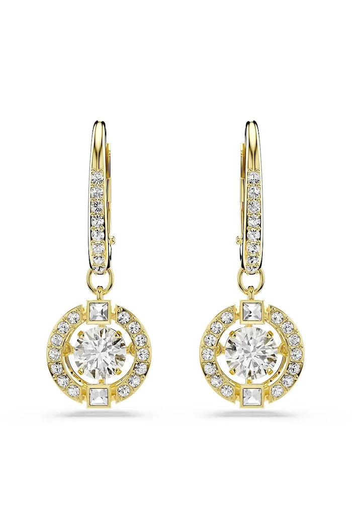Swarovski kadın altın kaplama zirkonlu küpe UNA