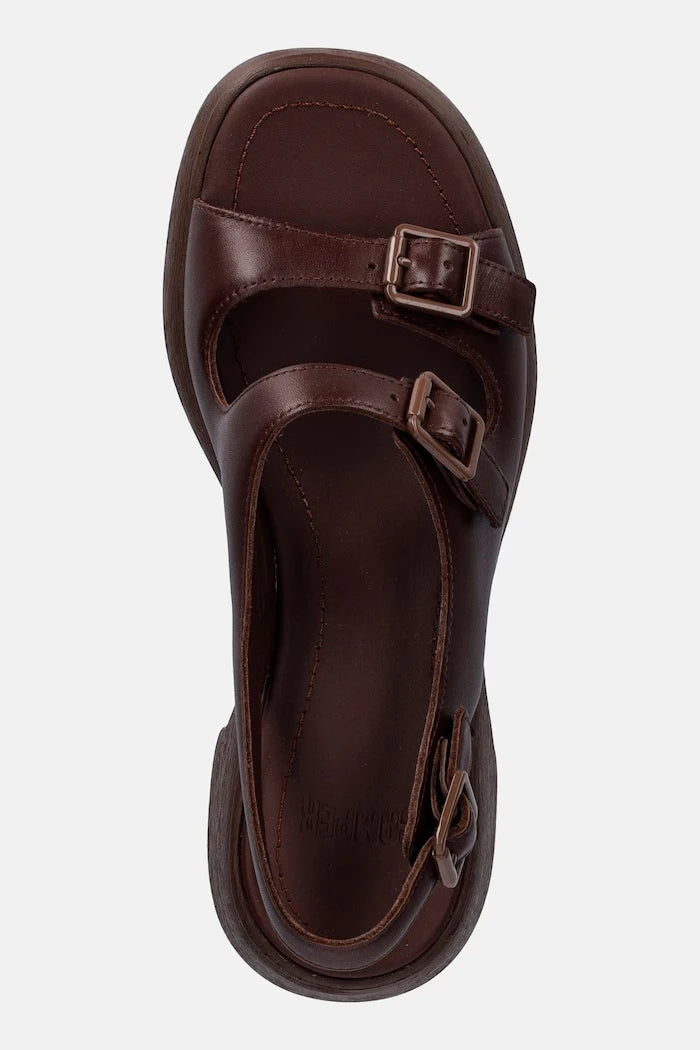 Camper сандали с висок ток от кожа Thelma Sandal