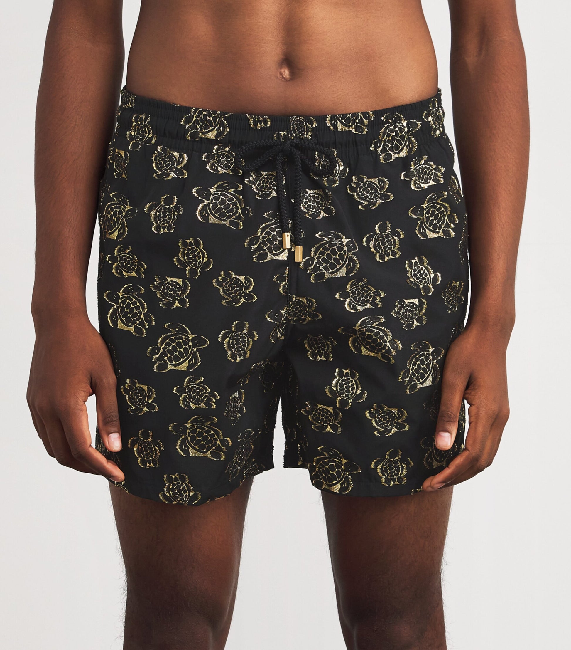 Turtle Embroidered Moopea Swim Shorts