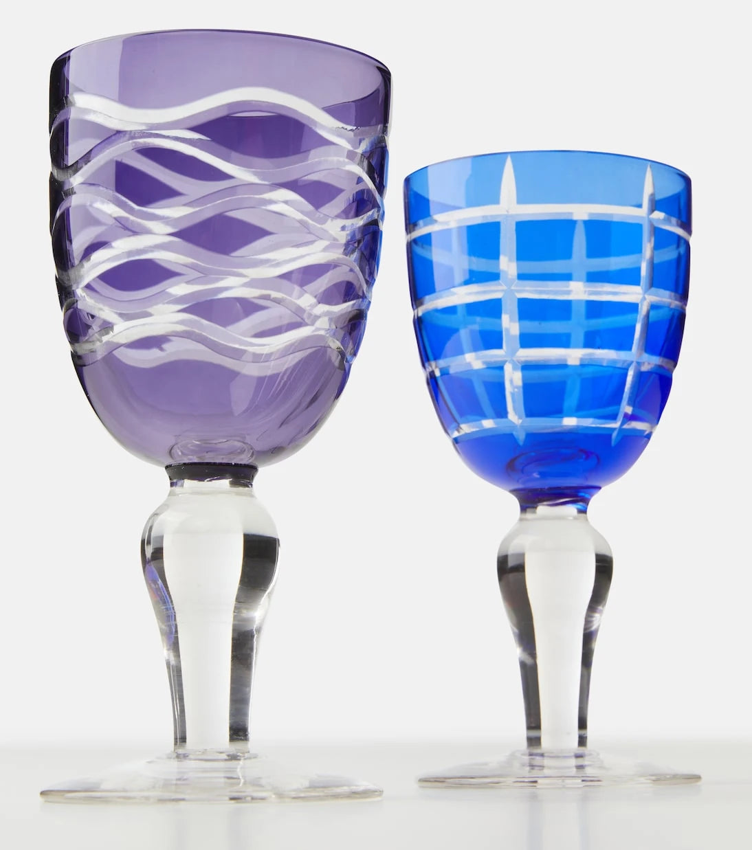 Polspotten - Cobalt set of 6 wine glasses