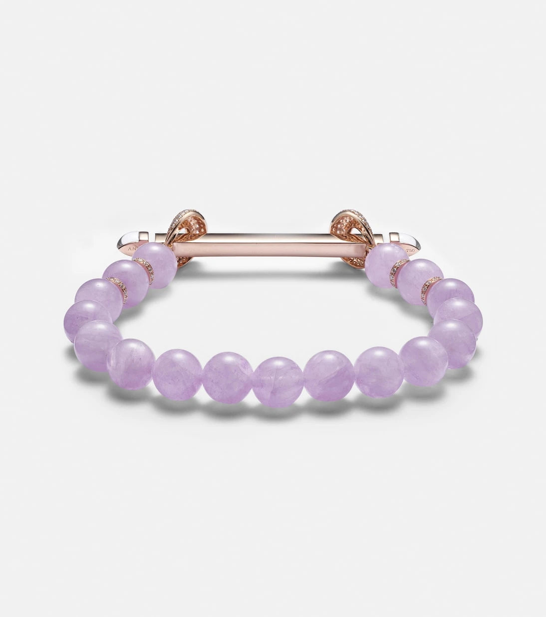 Ananya - Chakra 18kt rose gold bracelet with gemstones