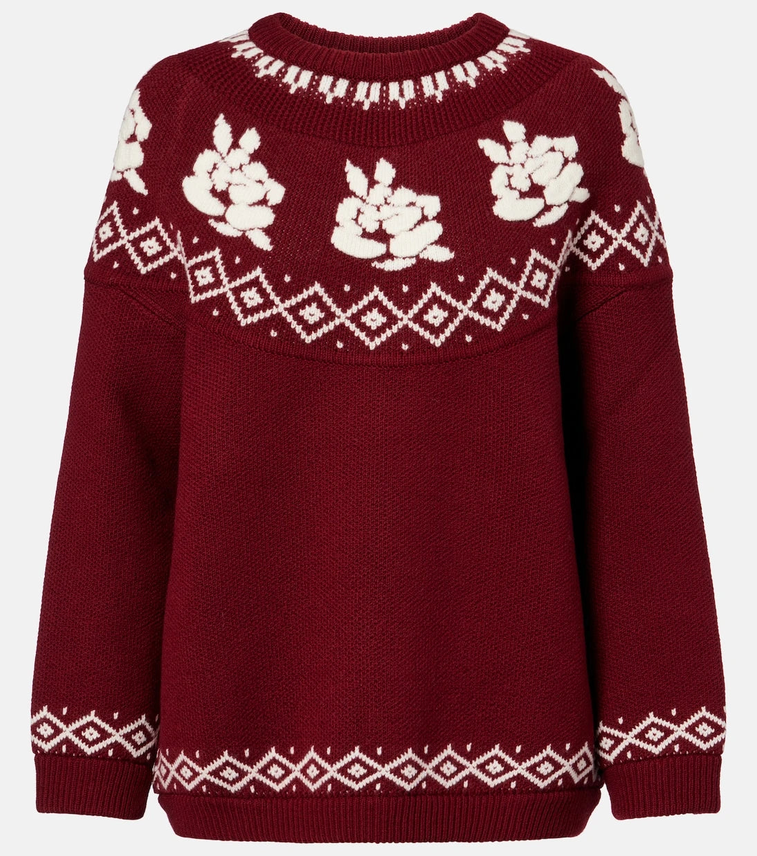 Magda Butrym - سترة Fair Isle صوفية