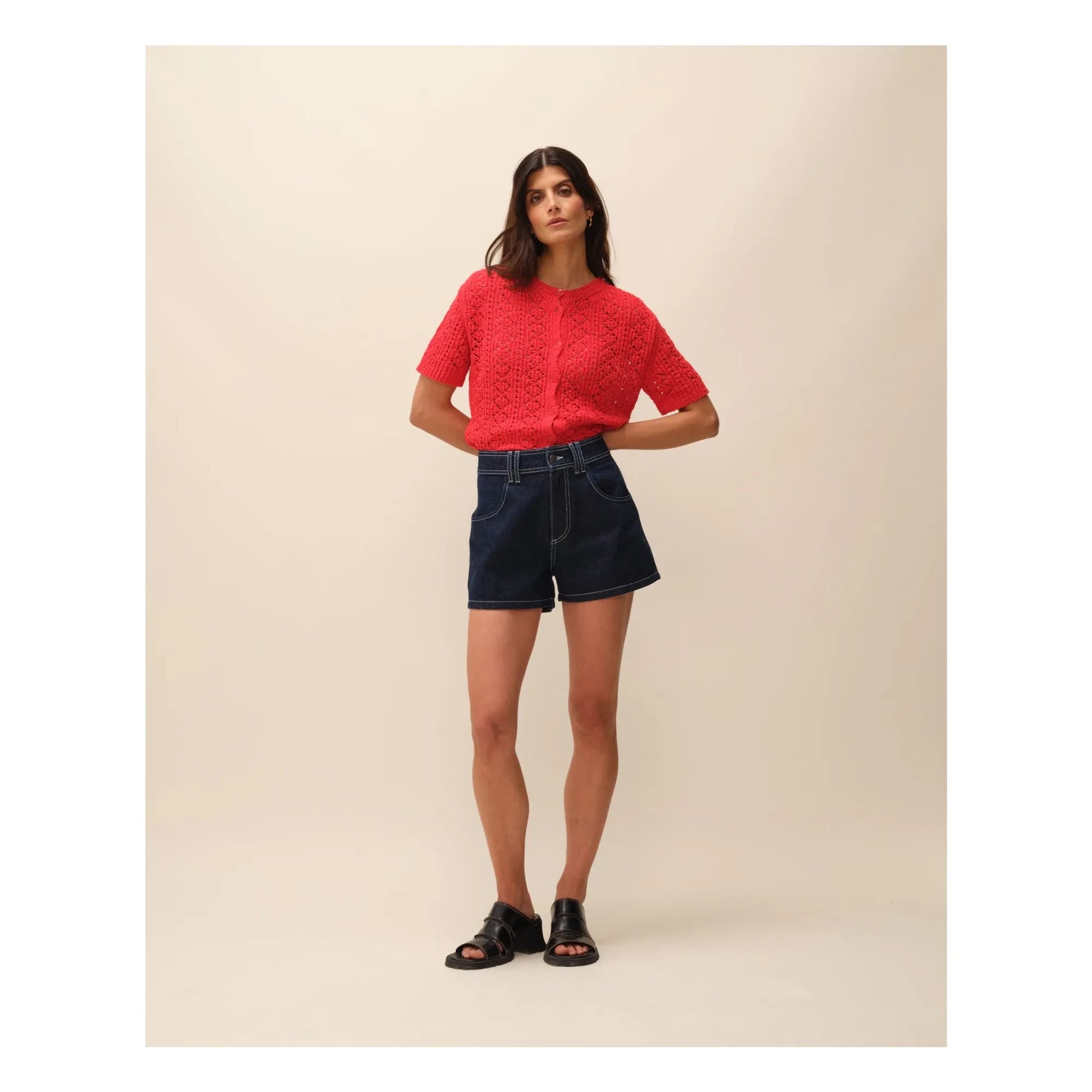 Nitah - Short Farouk | Denim brut