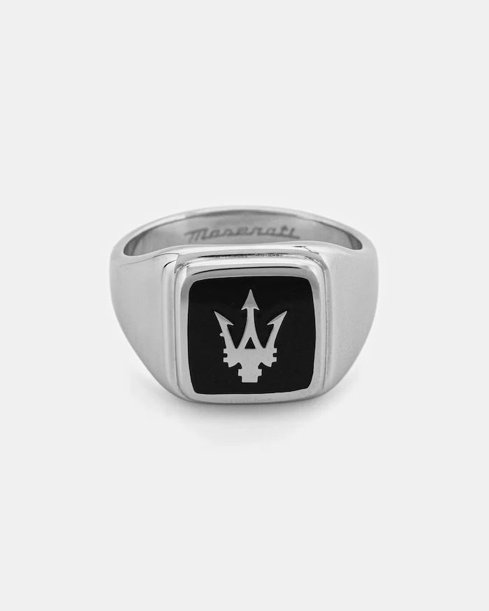 MASERATI erkek metal mühür yüzük ICONIC