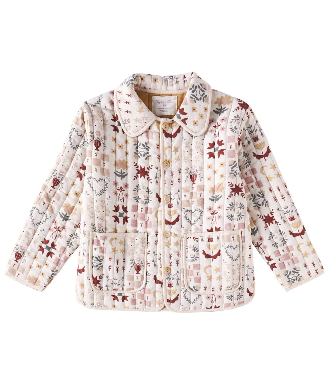 Rylee + Cru - Clara printed quilted coat