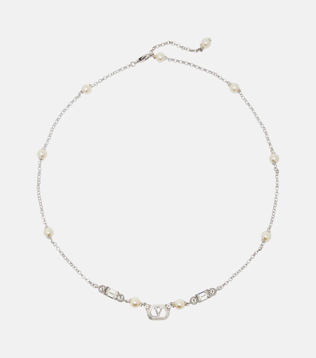 Valentino - Ovalette Swarovski®-embellished necklace