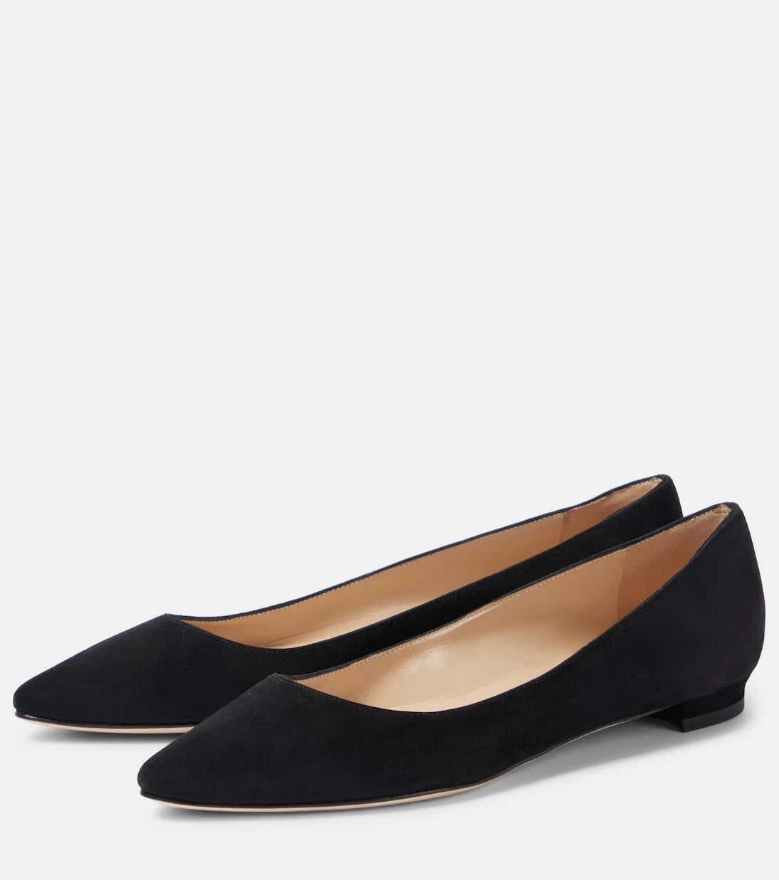 Manolo Blahnik - BB suede ballet flats