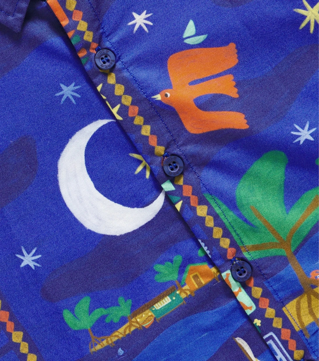 Fábula - Printed cotton shirt