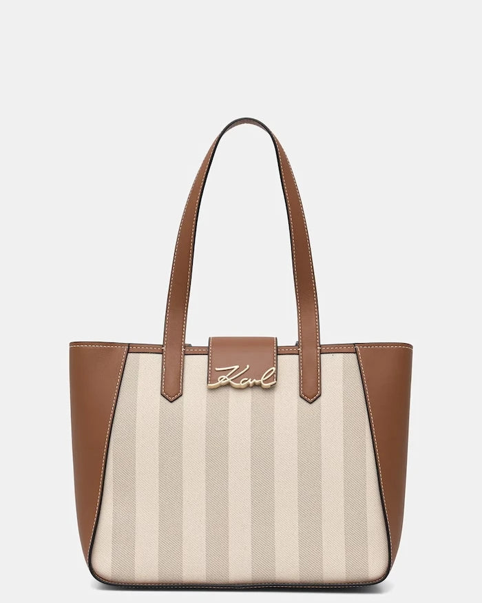 Karl Lagerfeld чанта тип хобо дамска от имитация на кожа K/SIGNATURE