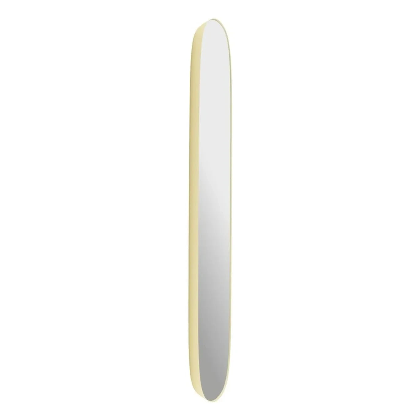 Muuto - Framed mirror 118x44.5 cm | Pale yellow