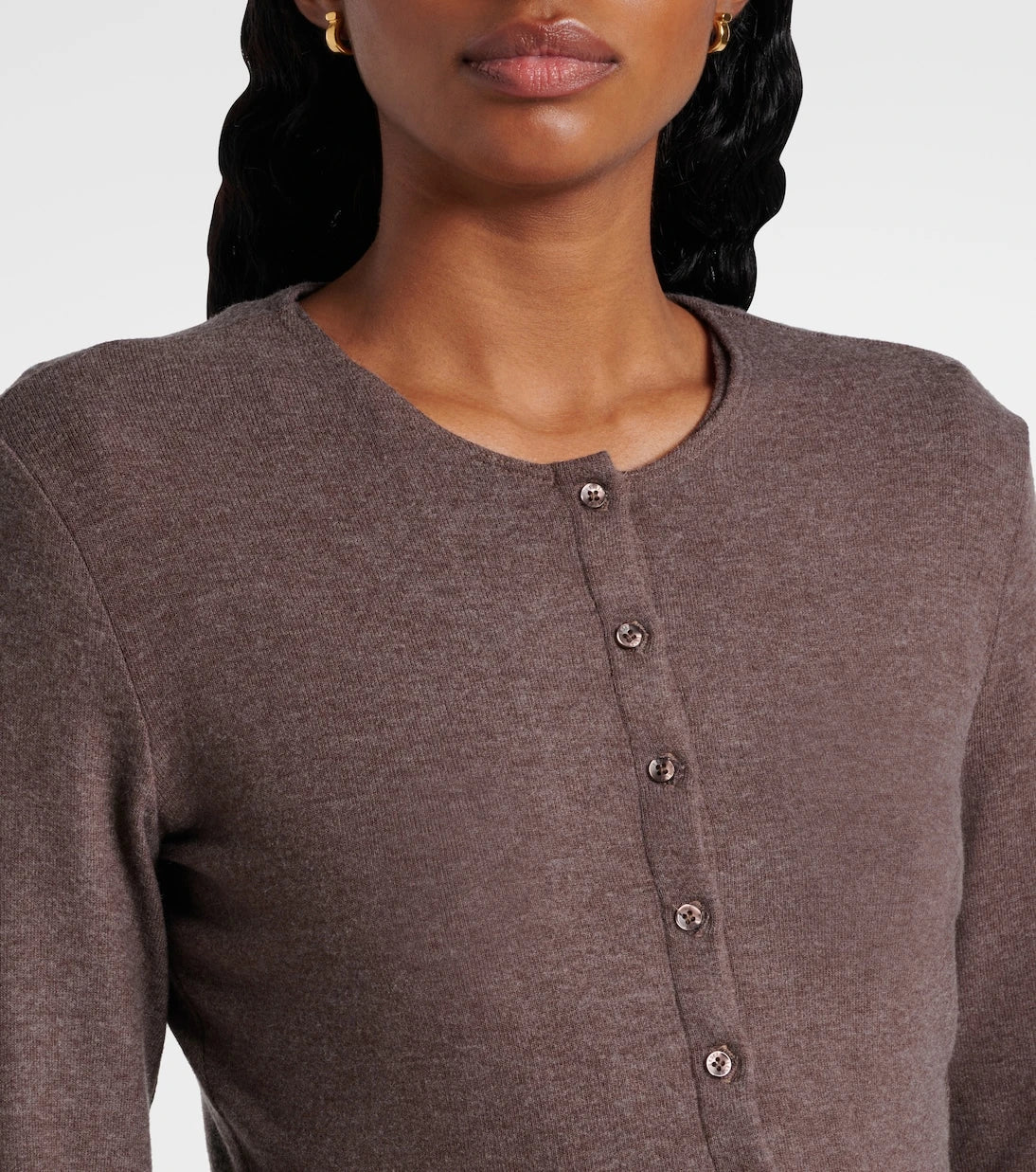 Leset - Lauren cropped jersey cardigan