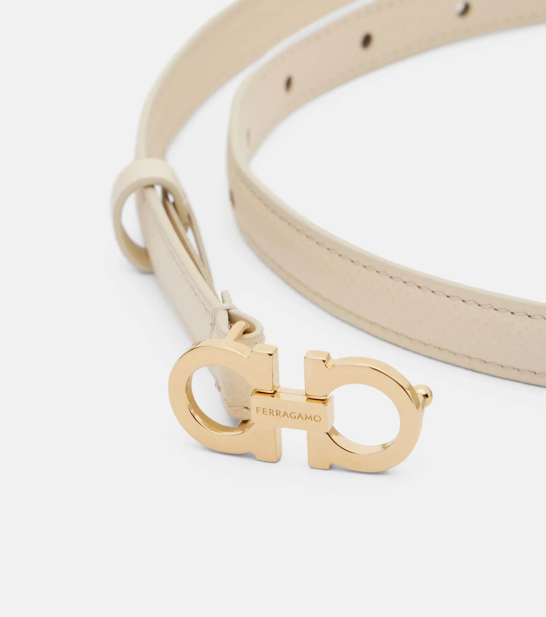 Ferragamo - Gancini leather belt