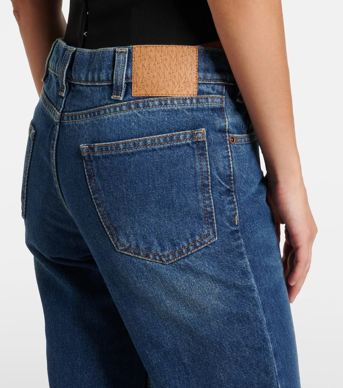 Magda Butrym - Low-rise flared jeans