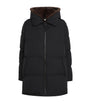 Yves Salomon Black Down-Mink Technical Puffer Jacket (76cm)