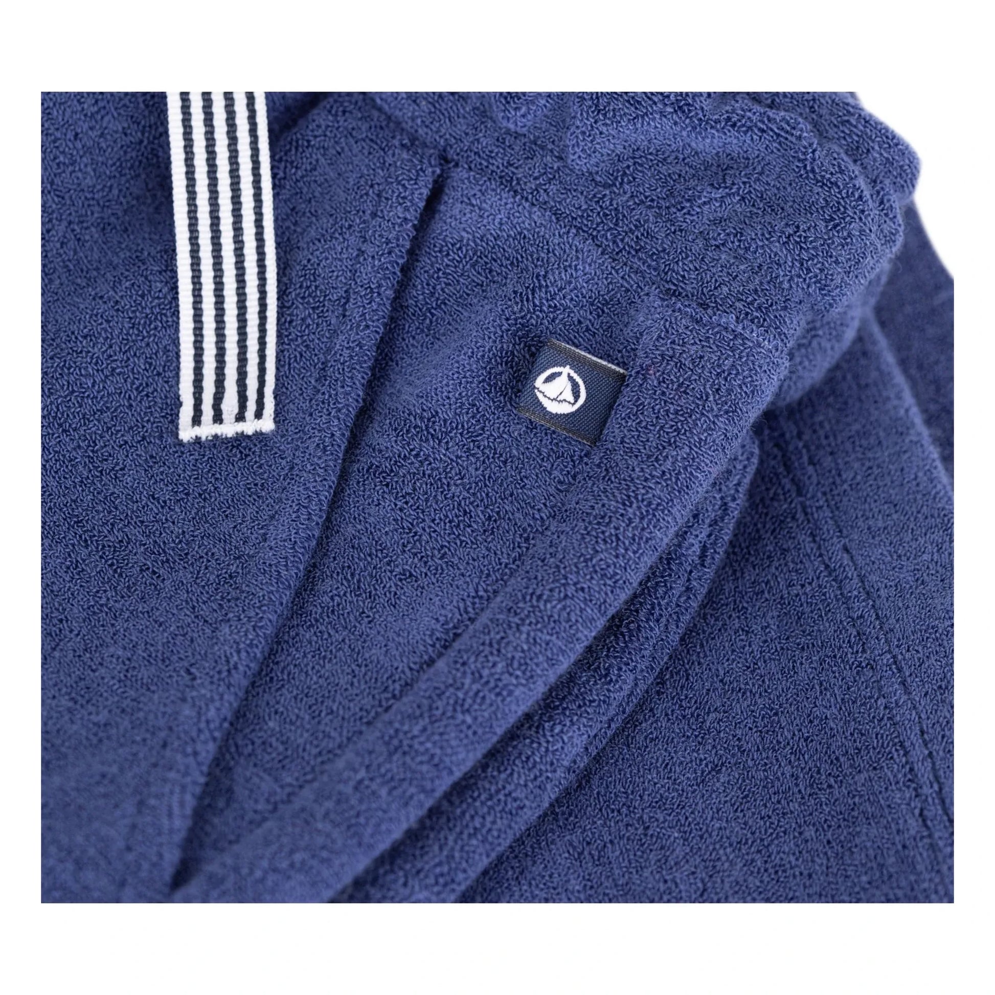 Petit Bateau - Uni Sponge Bermuda Shorts | Dark Blue