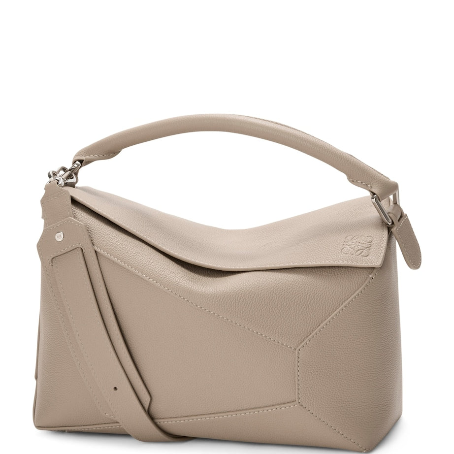 LOEWE Medium Leather Puzzle Edge Top-Handle Bag