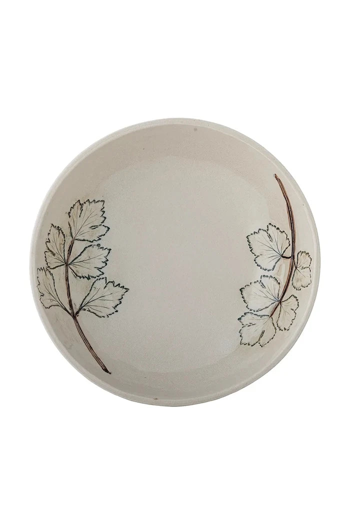 Bloomingville büyük taş çömlek salata kasesi 26 x 7 cm
