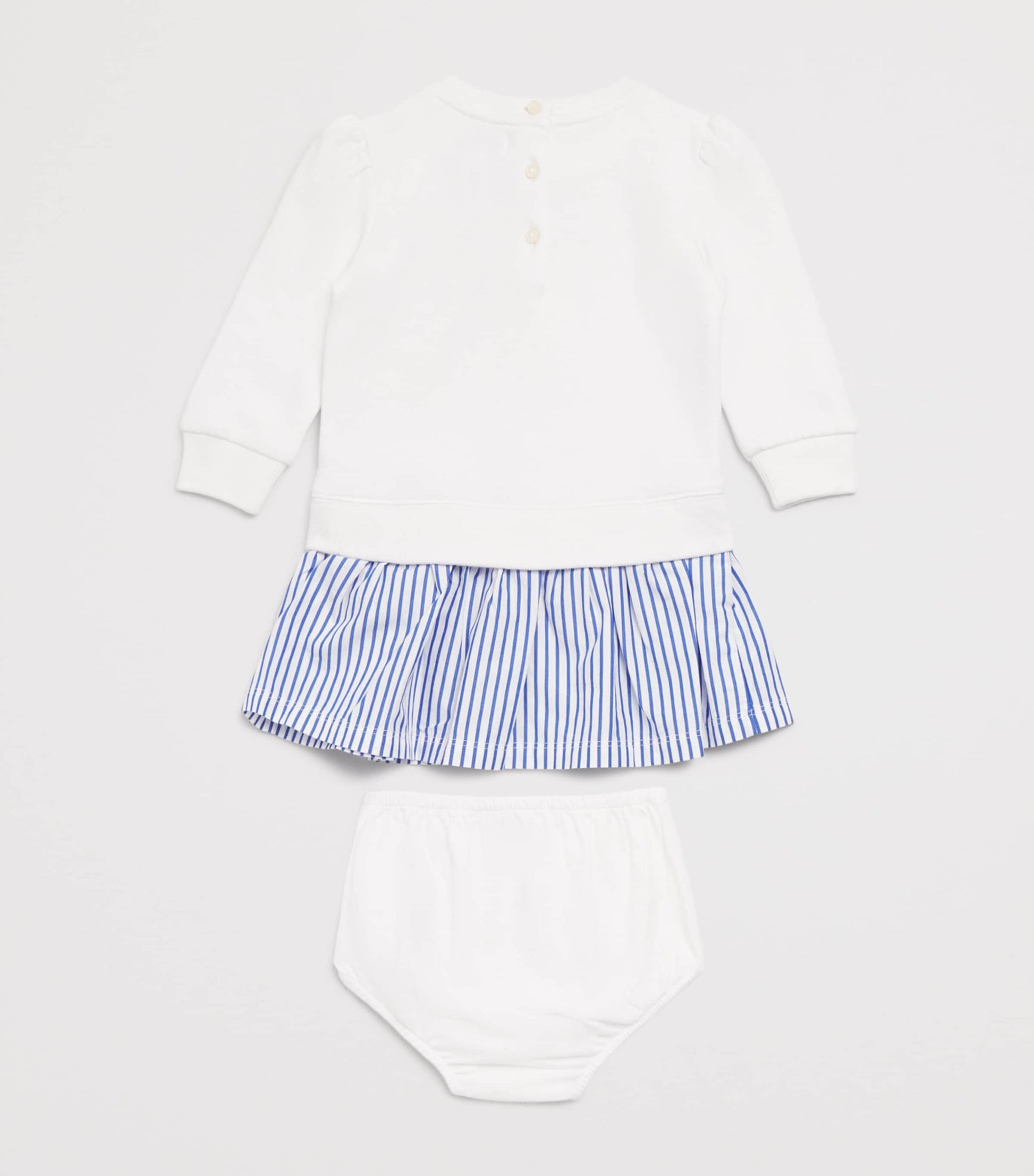 Ralph Lauren Kids Cotton-Blend Polo Bear Dress and Bloomer Set (3-24 Months)