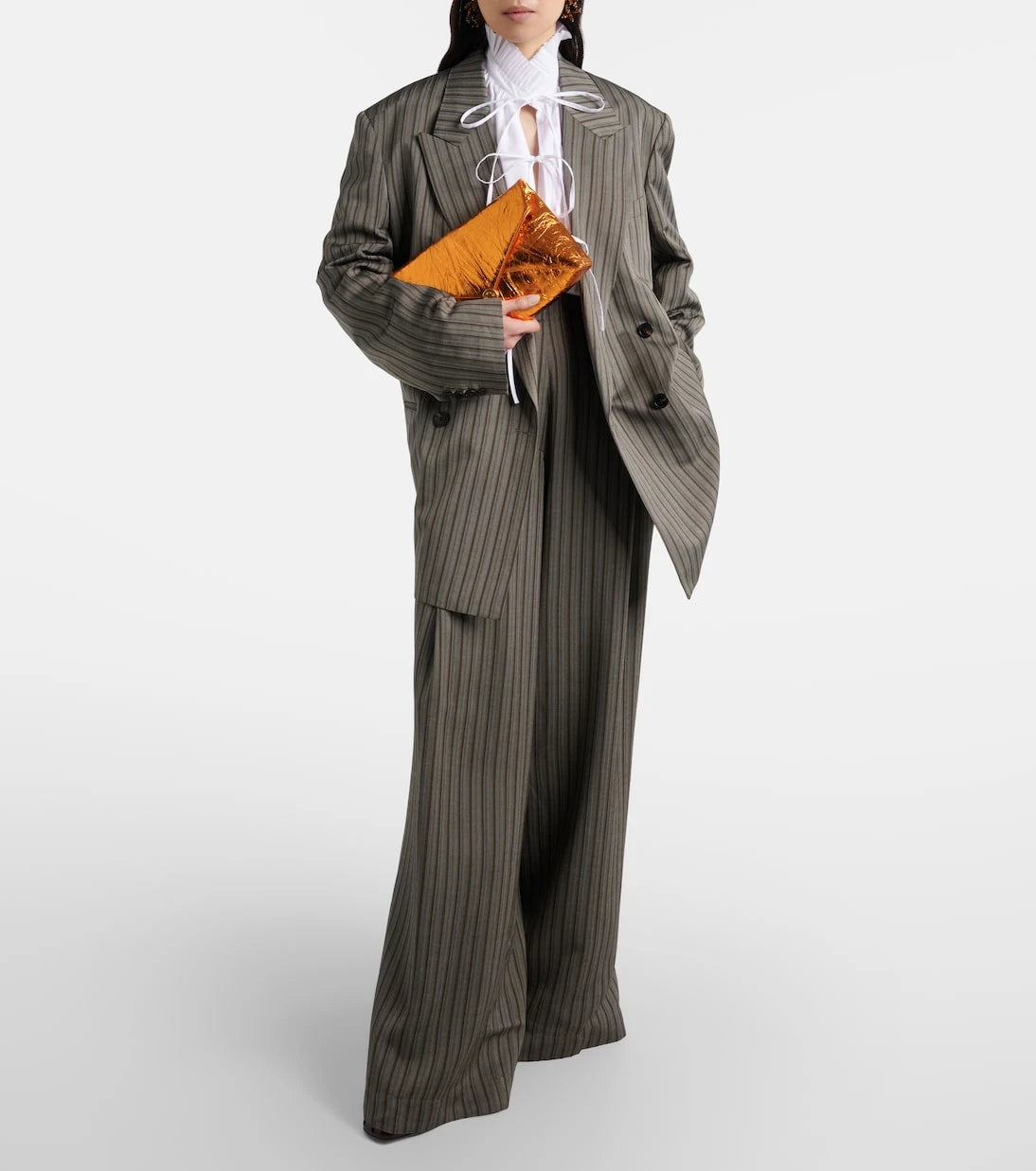 Dries Van Noten - Striped wide-leg pants