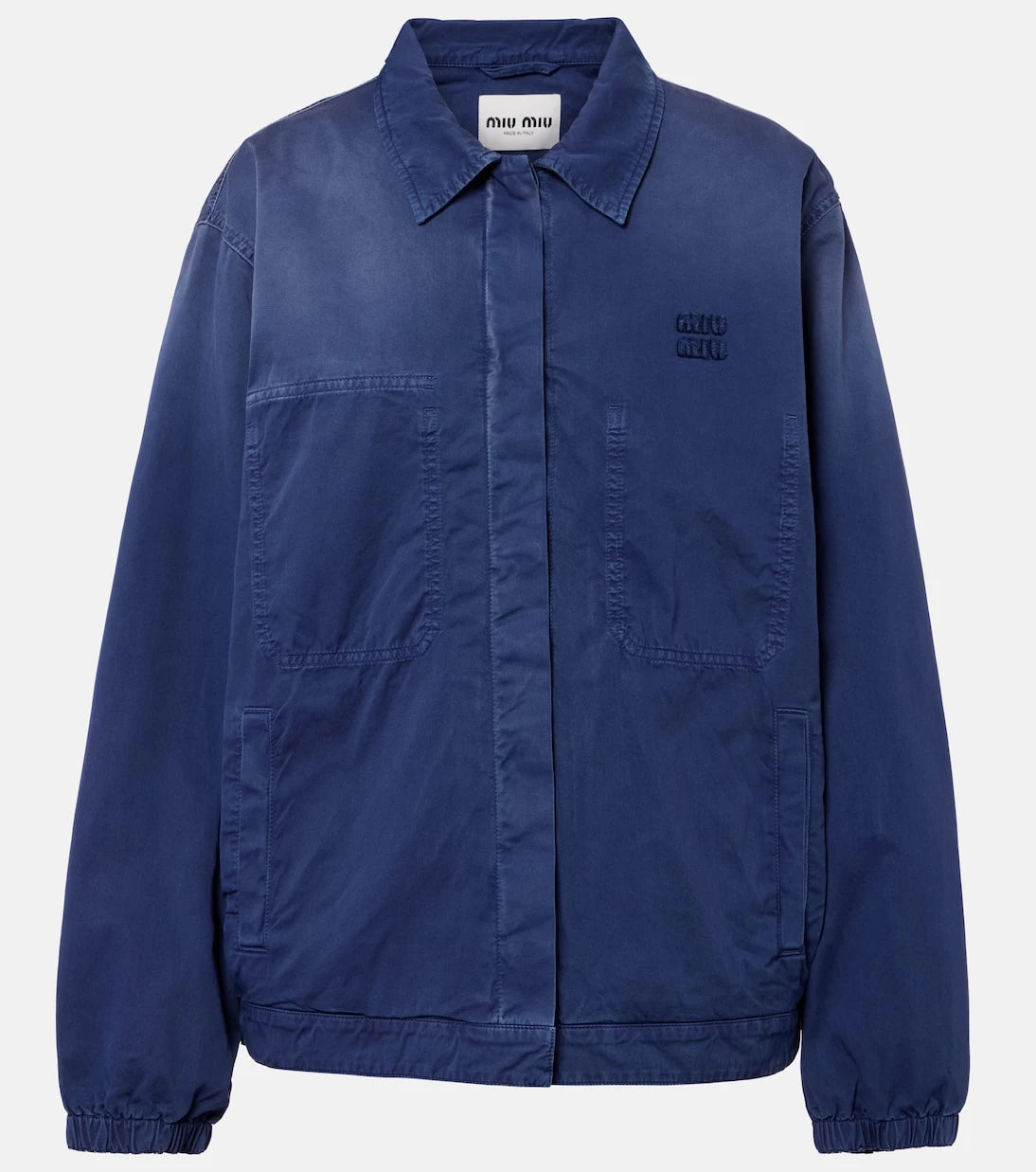 Miu Miu - Cotton twill blouson jacket