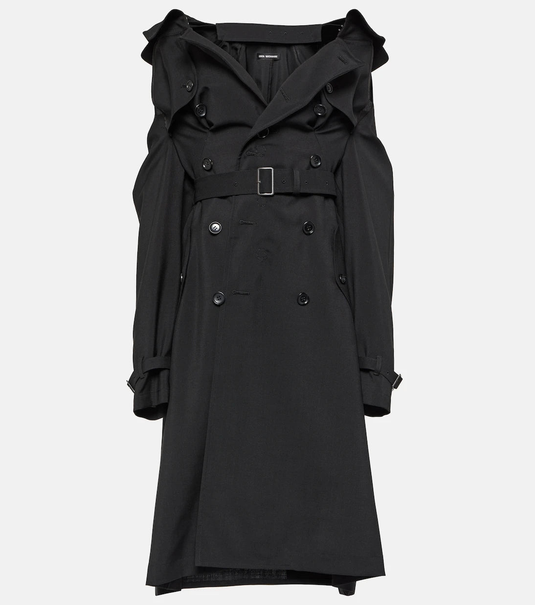 Junya Watanabe - Cutout wool and mohair midi dress