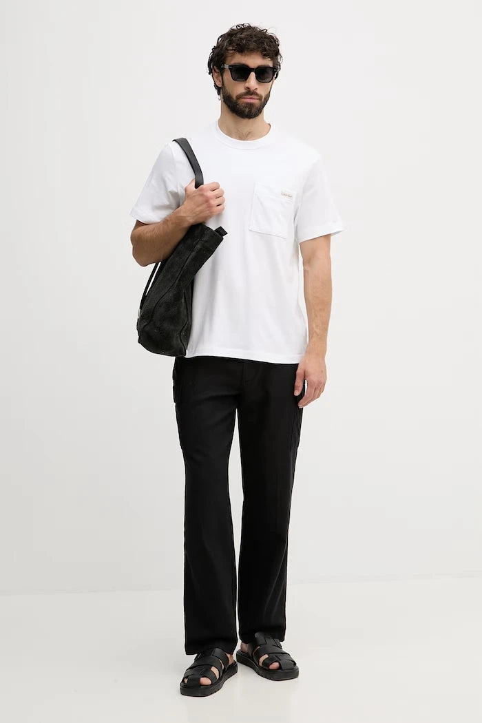 Calvin Klein Jeans erkek kargo pantolon keten
