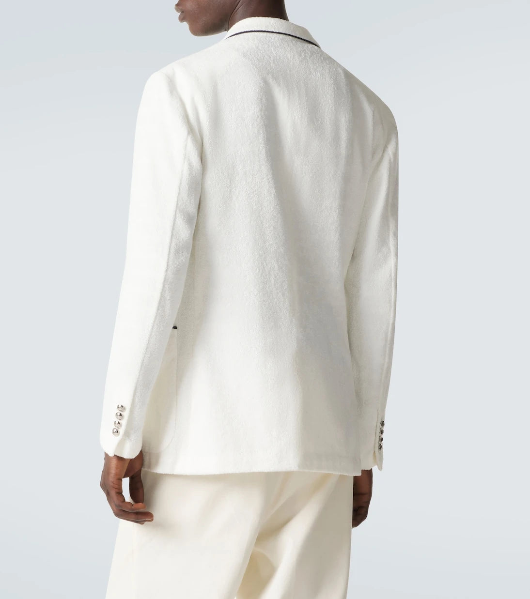 Ralph Lauren Purple Label - Embroidered cotton terry blazer