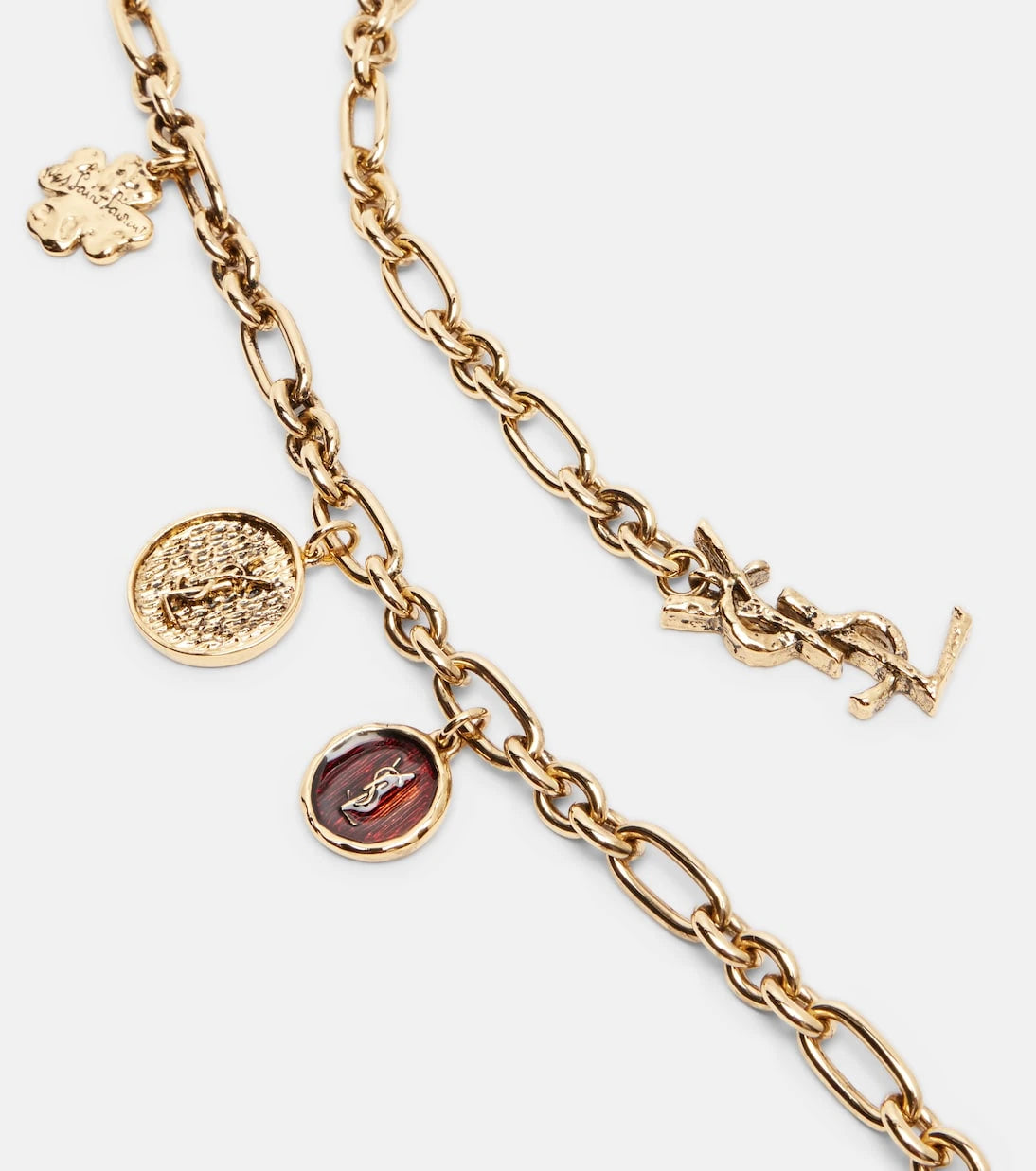 Saint Laurent - Cassandre embellished chain belt