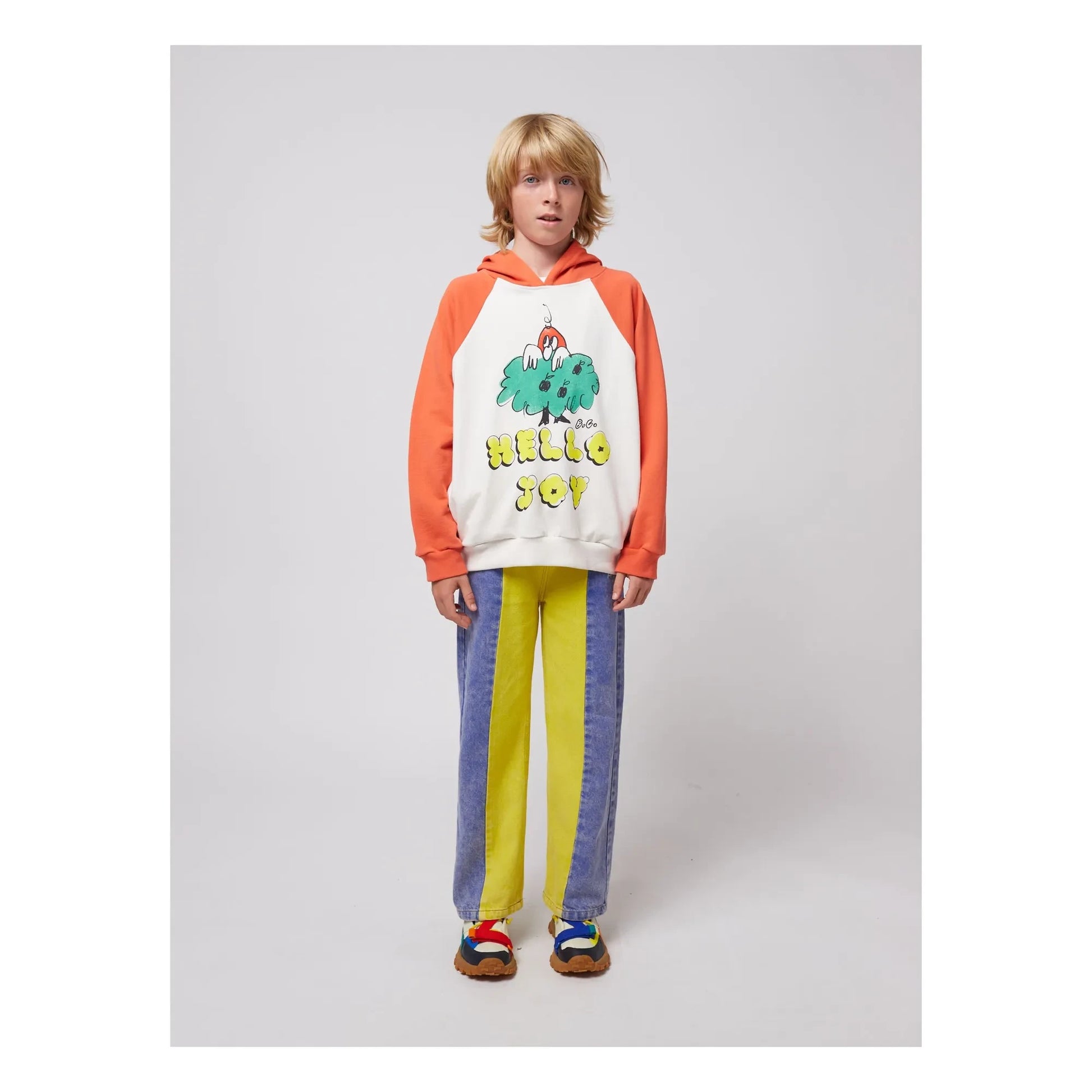 Bobo Choses - Hello Joy Hoodie Organic cotton | Red