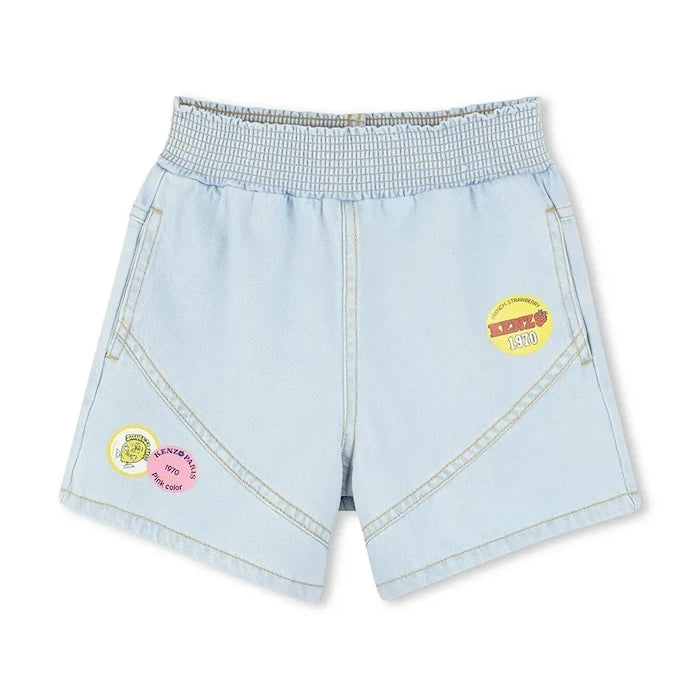Kenzo Kids Çocuk Denim Kısa Pantolon