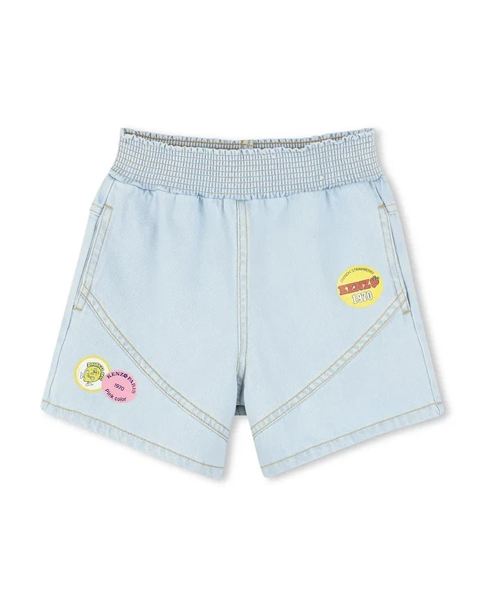 Kenzo Kids Çocuk Denim Kısa Pantolon