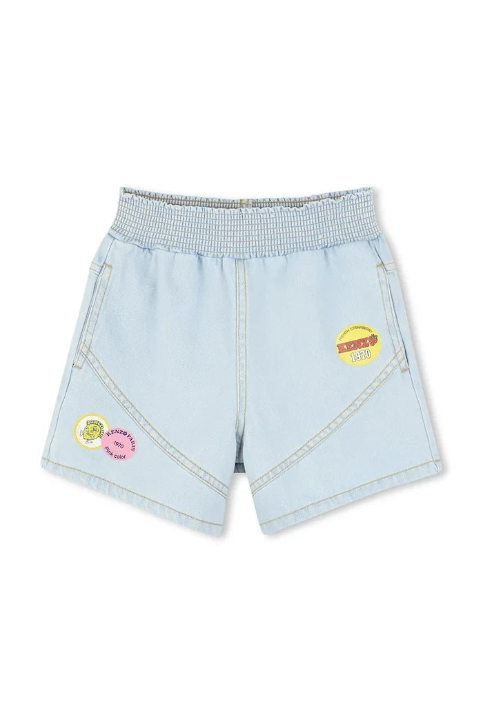 Kenzo Kids Çocuk Denim Kısa Pantolon