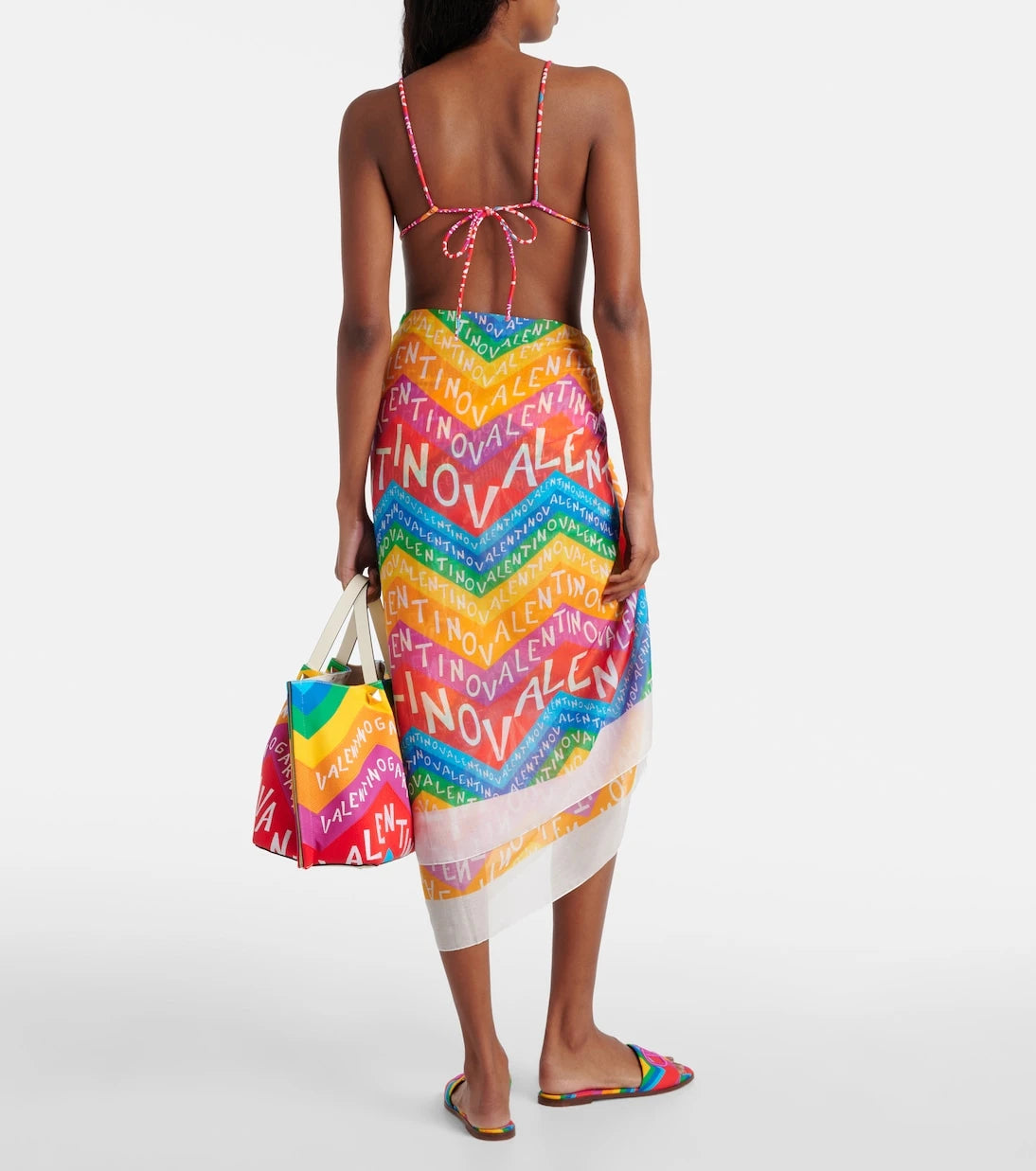 Valentino - Valentino Chevron 24 beach cover-up