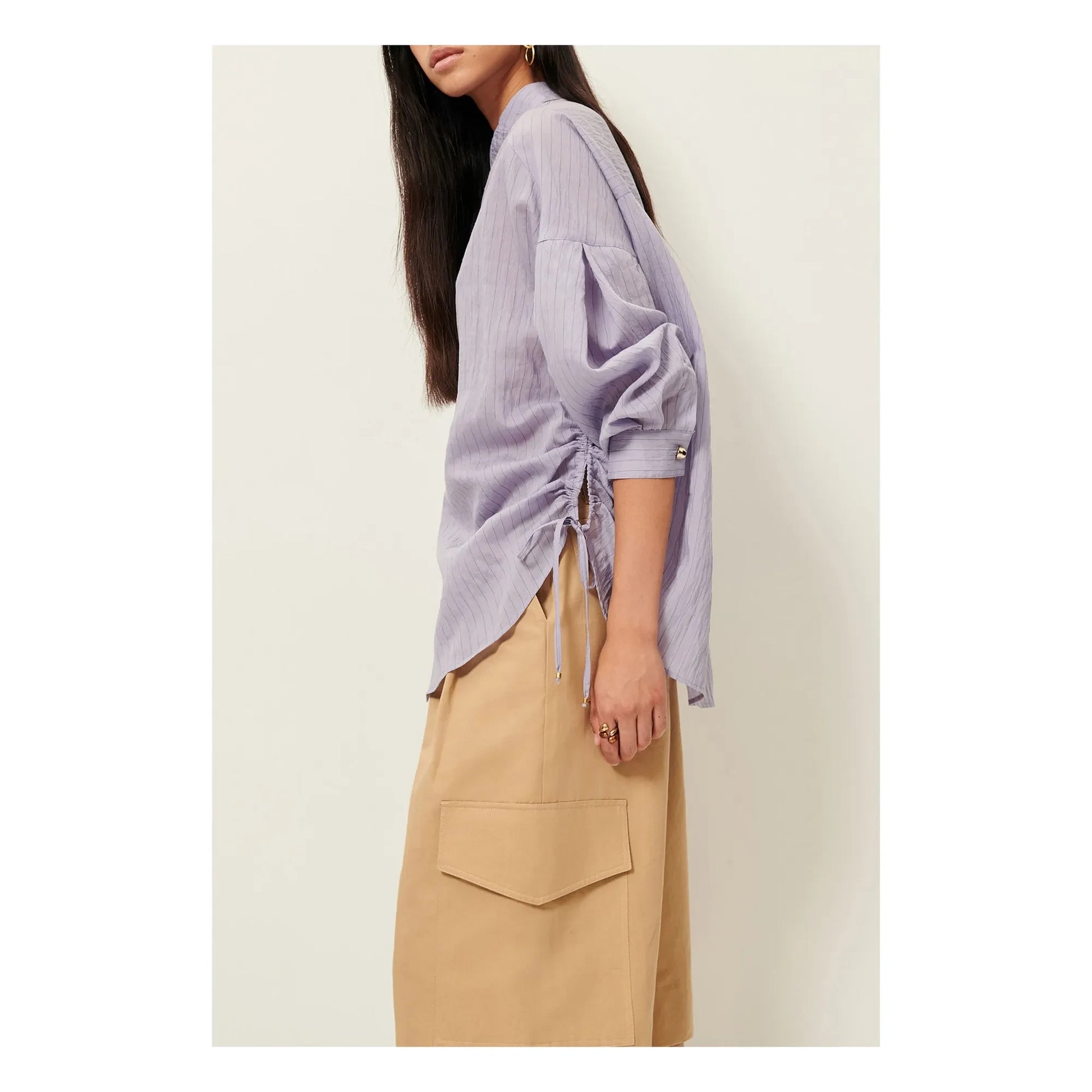 Sessùn - Danie Stripes Shirt | Lilac