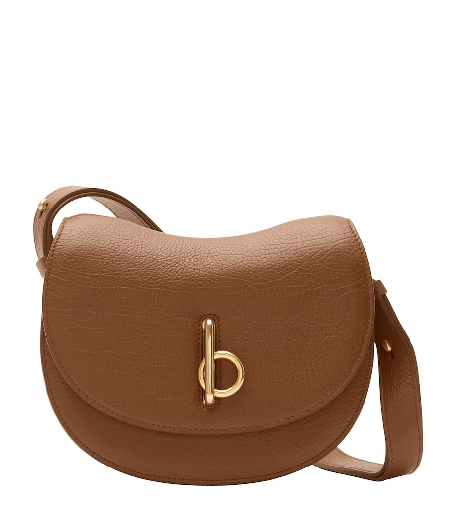 Brown Small Leather Rocking Horse Shoulder Bag