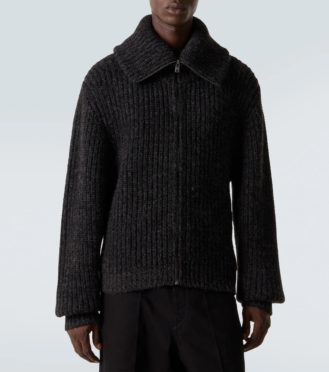 Lemaire - Alpaca and yak wool zip-up cardigan