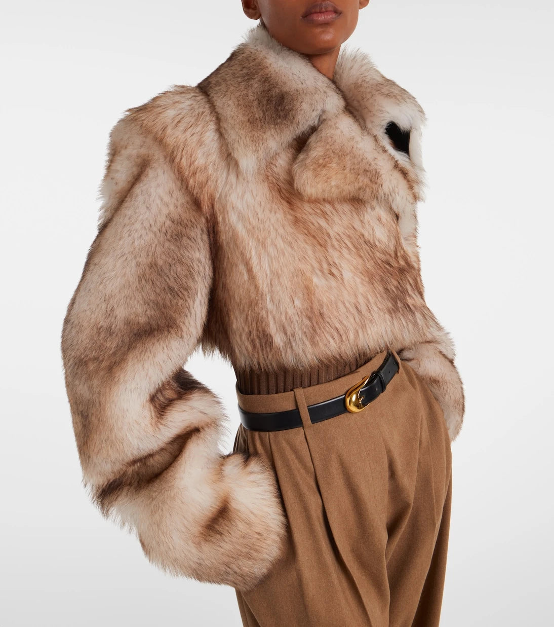 Khaite - Stallone cropped shearling jacket