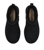 UGG Black Suede Classic Ultra Mini Boots