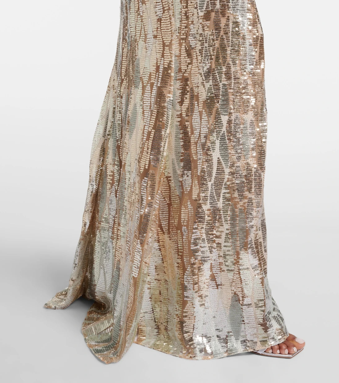Elie Saab - Sequined silk-blend gown