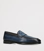 Leather Cashmere-Lined Carlos Loafers