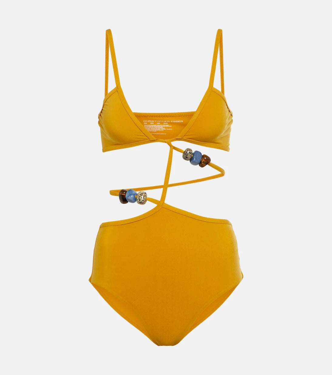 Christopher Esber - Embellished swimsuit