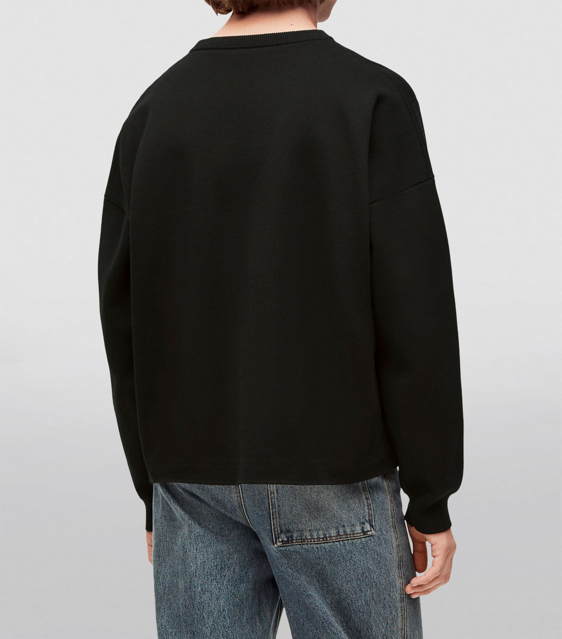 LOEWE Black Anagram Pocket Sweater