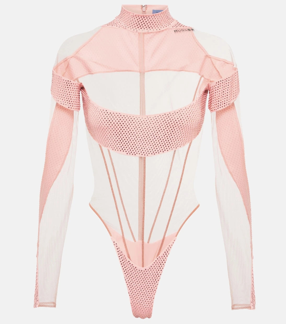 Mugler - Paneled bodysuit