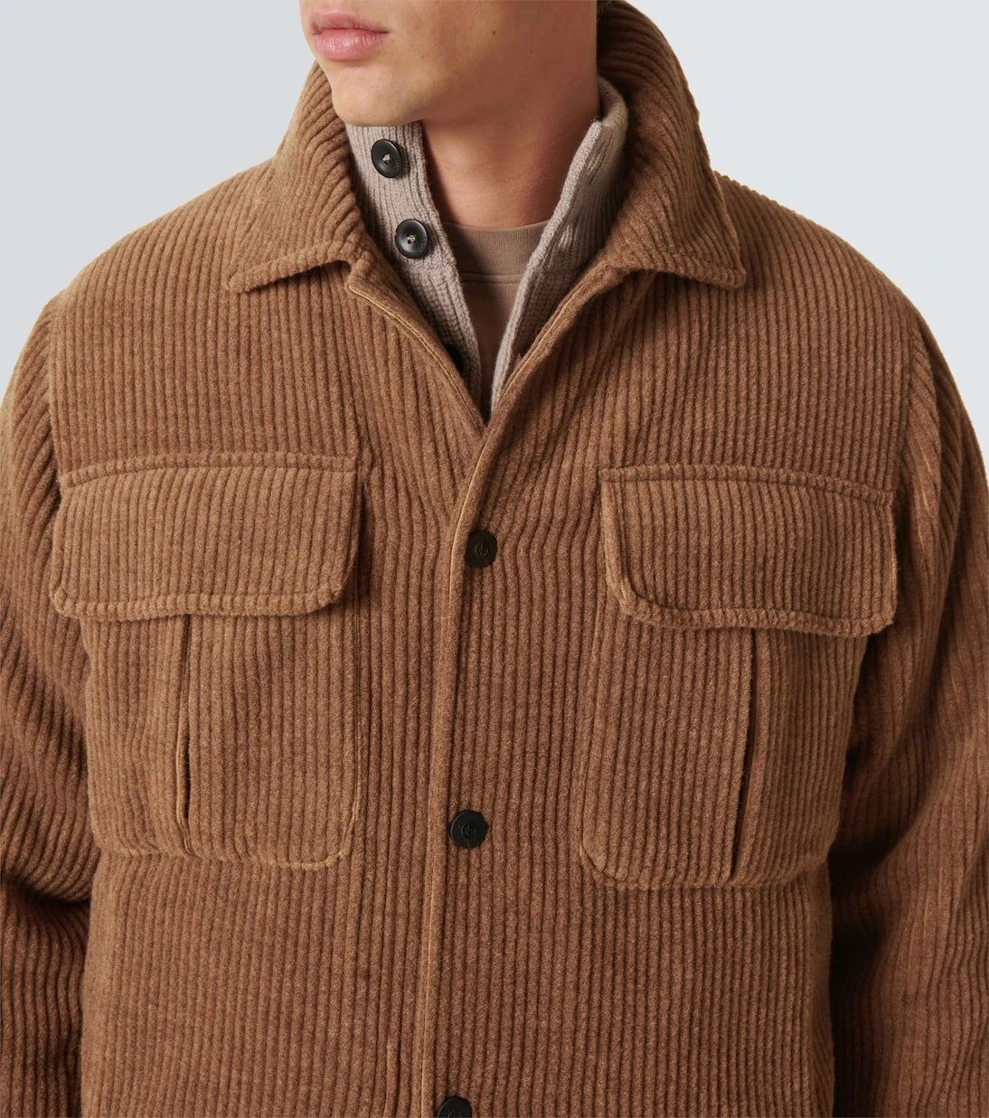 Giorgio Armani - Wool and cashmere velvet blouson