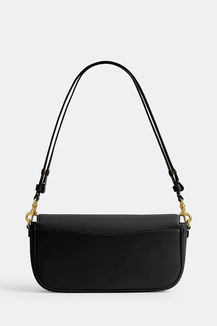 Кожена чанта Coach Brook Flap Chain Bag