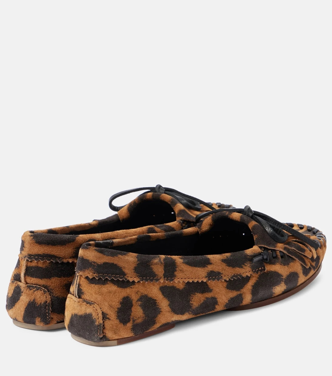 Paris Texas - Indie leopard-print suede loafers