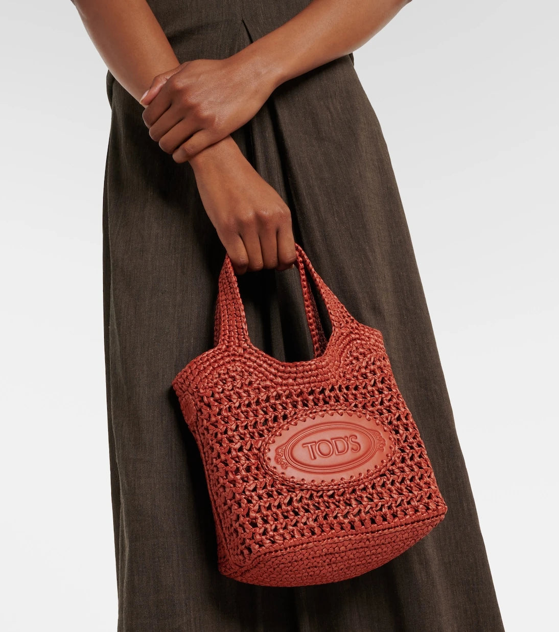 Tod's - EBL Small woven tote bag