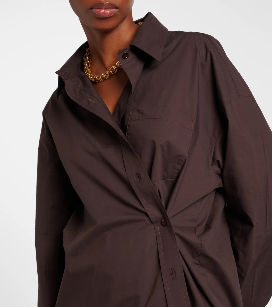 The Frankie Shop - Ornella oversized cotton shirt