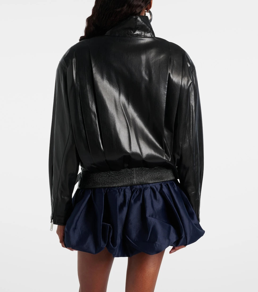Self-Portrait - Belted biker jacket